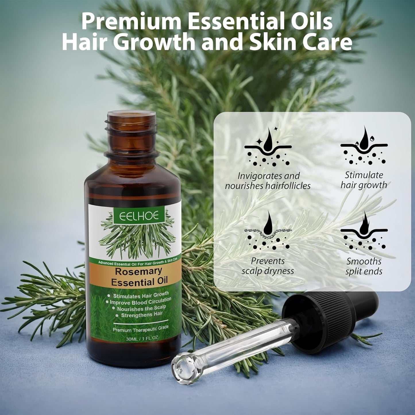 Rosemary Essential oil (3Pcs)