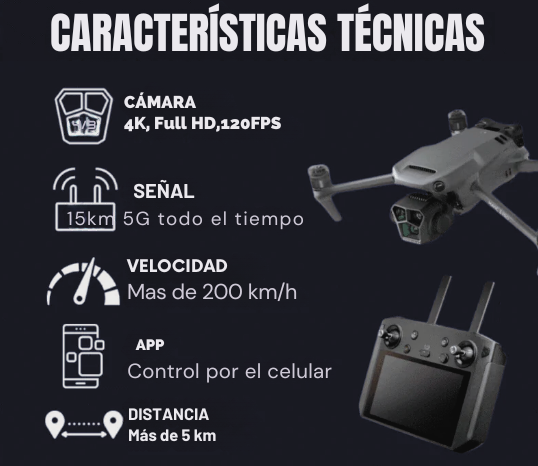 Dron 4K Profesional con Doble Cámara - FlyPro™ + Estuche GRATIS