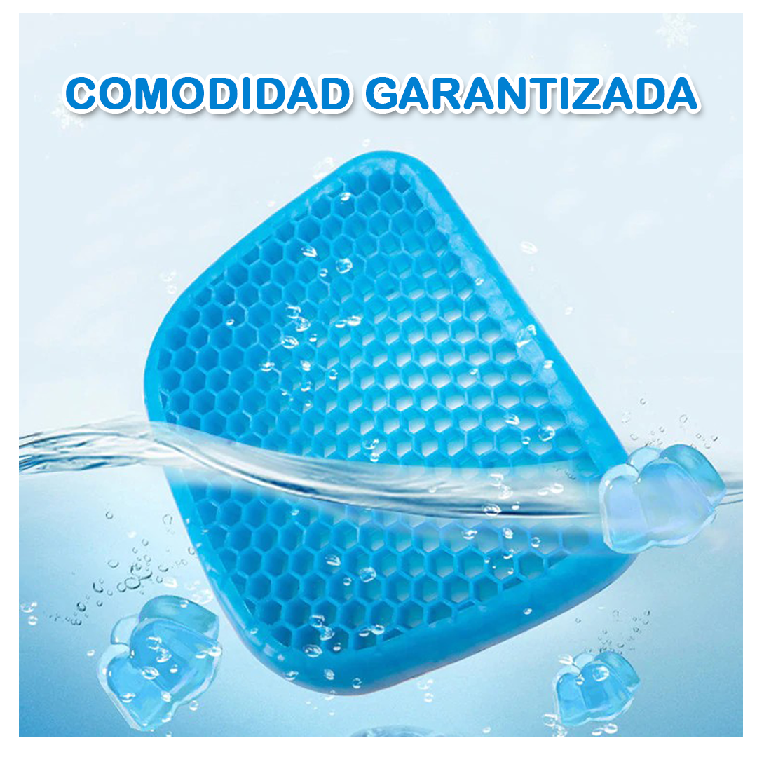 Cojín de gel ergonómico ConfortMax™ + Funda de Regalo